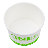 Wholesale 8 oz Eco-friendly Earth Print Ice Cream Paper Cups (90.8mm) - 1,000 ct